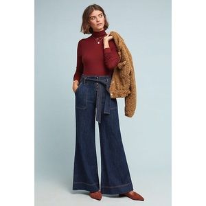 Pilcro Ultra High-Rise Wide Leg Jeans 28 Petite